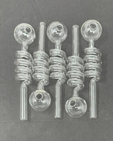 5.5 Inch Clear Spiral Oil Burner